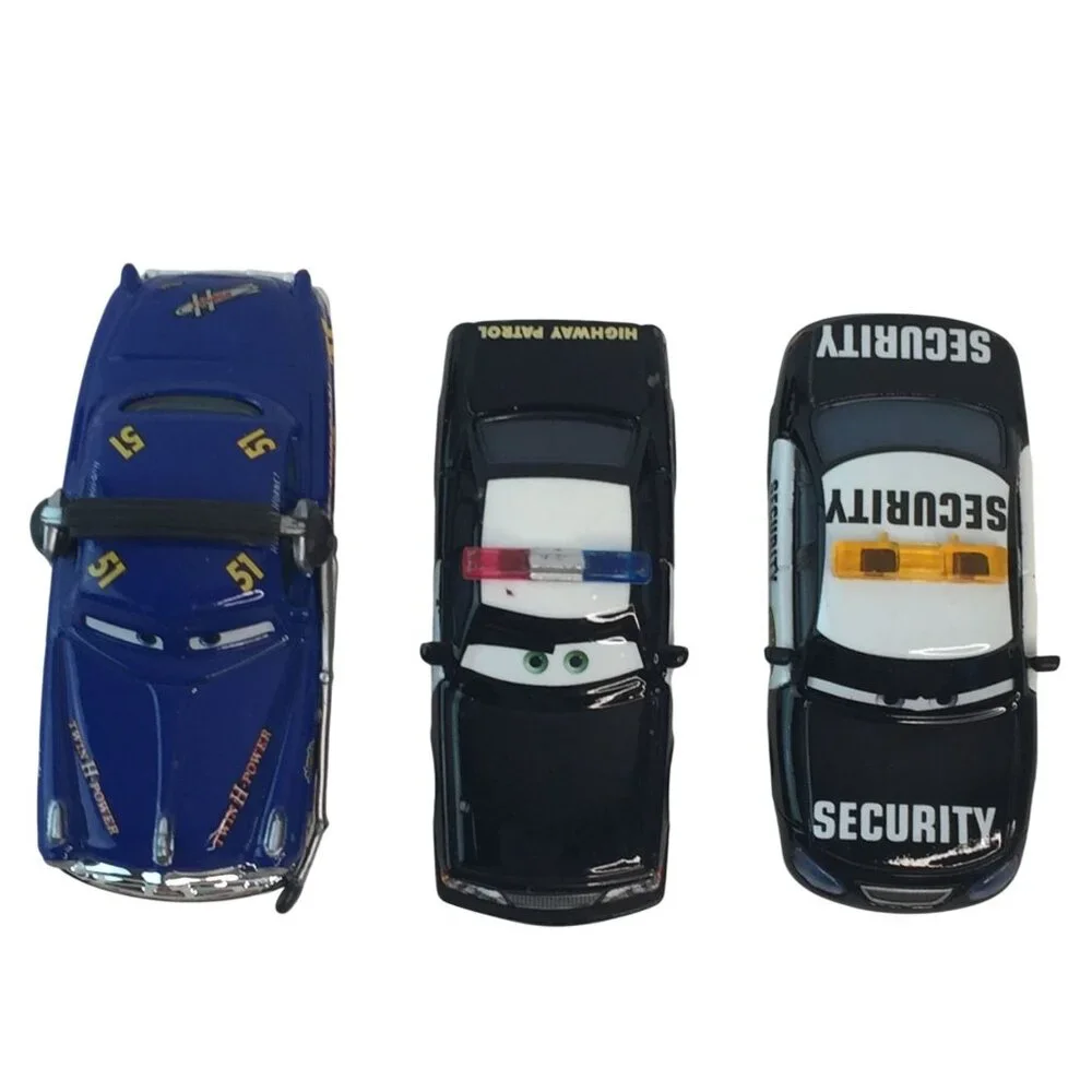 Disney‎ Pixar Cars Diecast Lot Security/Highway Patrol/Hudson/Schumacher/Kori